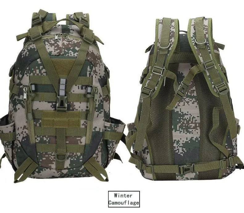 2022 new! Prepper Tactical Quick Response Backpack Outdoor Molle Camouflage Rucksack Military Assault Bag Hiking Camping Hunting Travel Knapsack