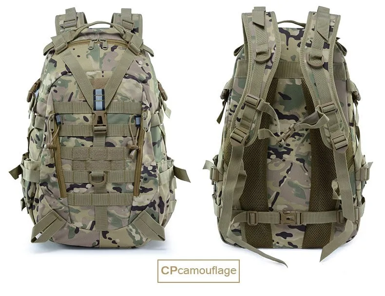 2022 new! Prepper Tactical Quick Response Backpack Outdoor Molle Camouflage Rucksack Military Assault Bag Hiking Camping Hunting Travel Knapsack