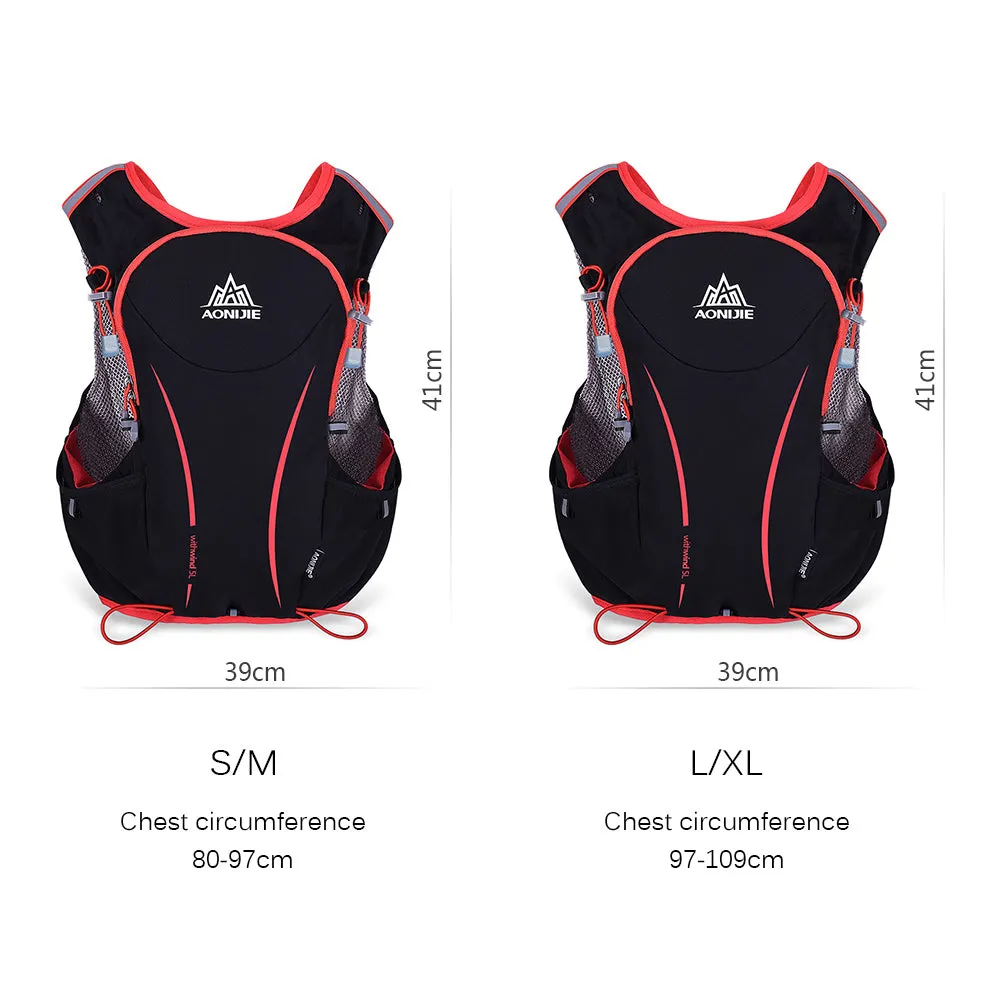 5L Running Hydration Backpack Set