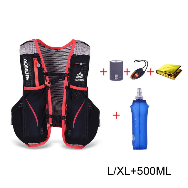 5L Running Hydration Backpack Set