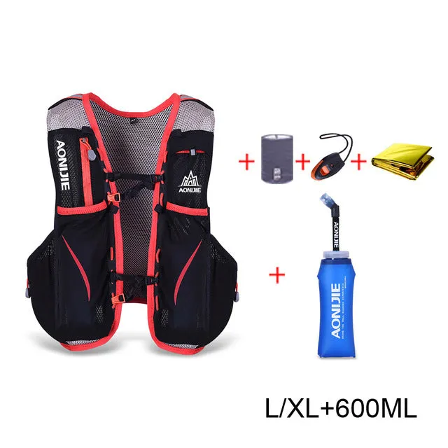 5L Running Hydration Backpack Set