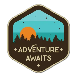 Adventure Awaits Sticker