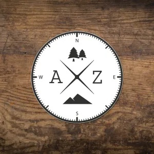 AZ Compass Sticker