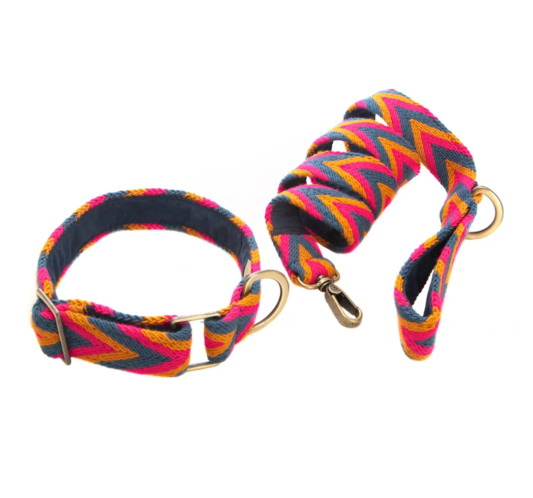 Azul Set - Collar & Leash