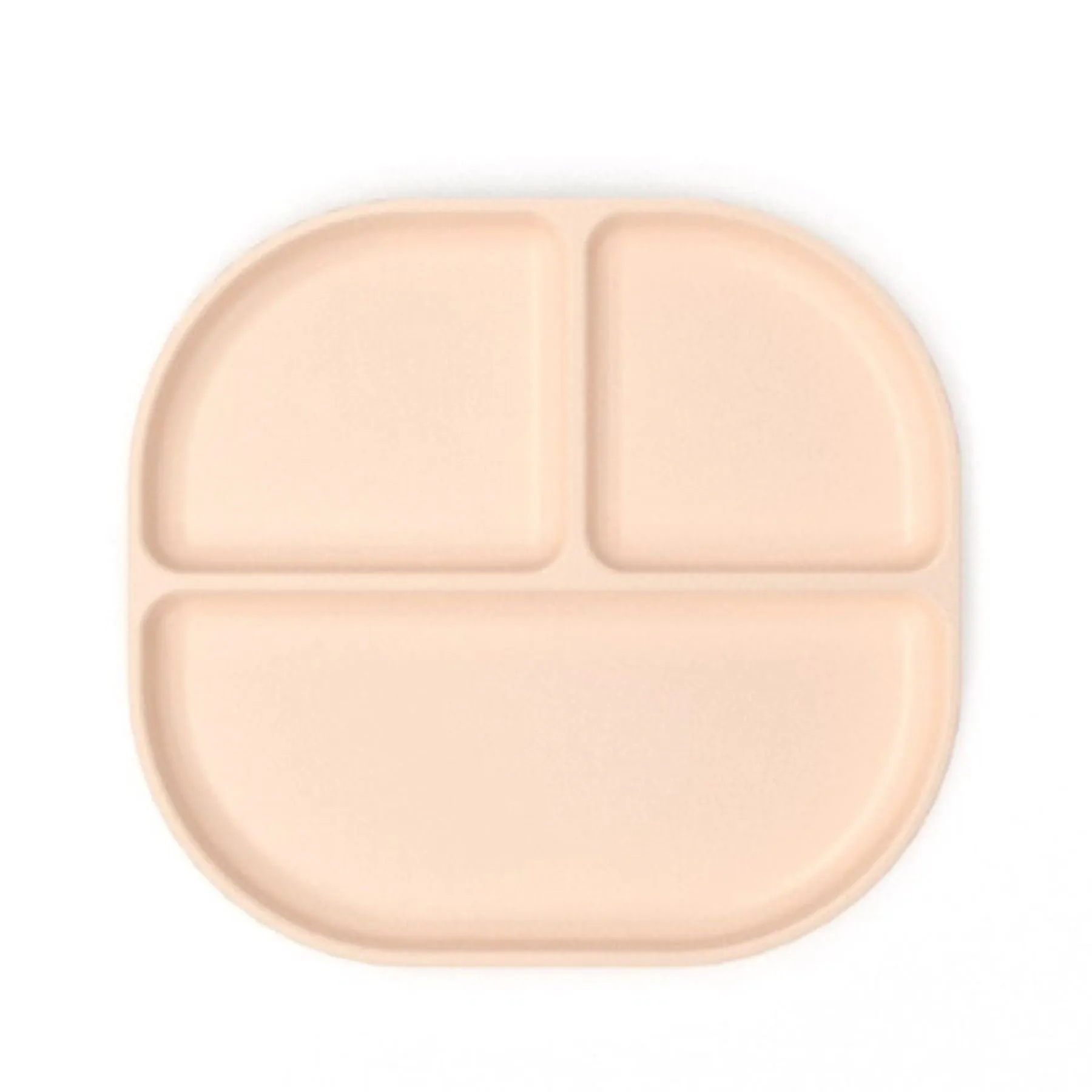 Bamboo Divided Plate with Rim