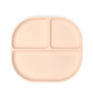Bamboo Divided Plate with Rim