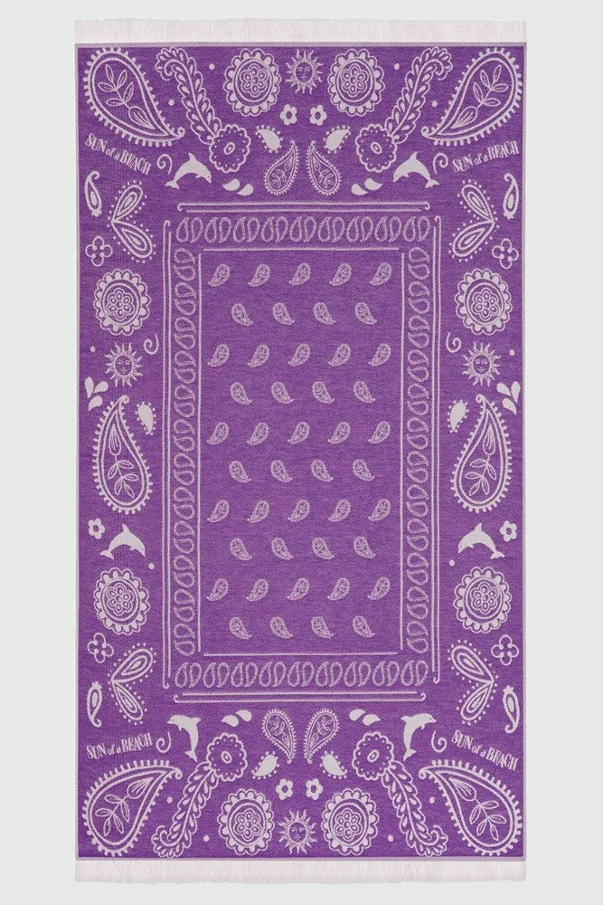Bandana Ultra Violet | Feather Beach Towel