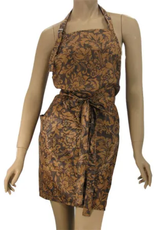 Beauty Salon Apron in Fleur De Lys Print