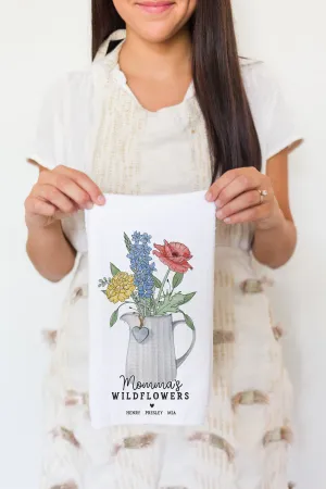 BIRTH MONTH FLOWER TOWEL