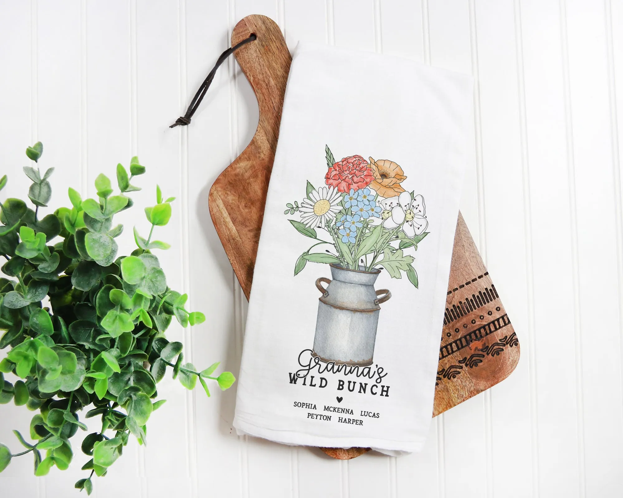 BIRTH MONTH FLOWER TOWEL