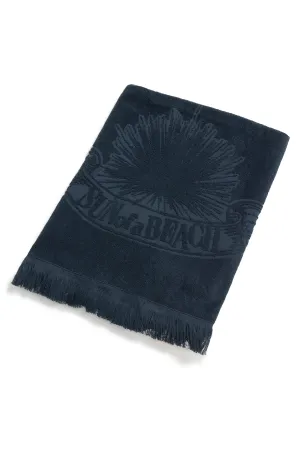 Black | Mini Monochrome Beach Towel