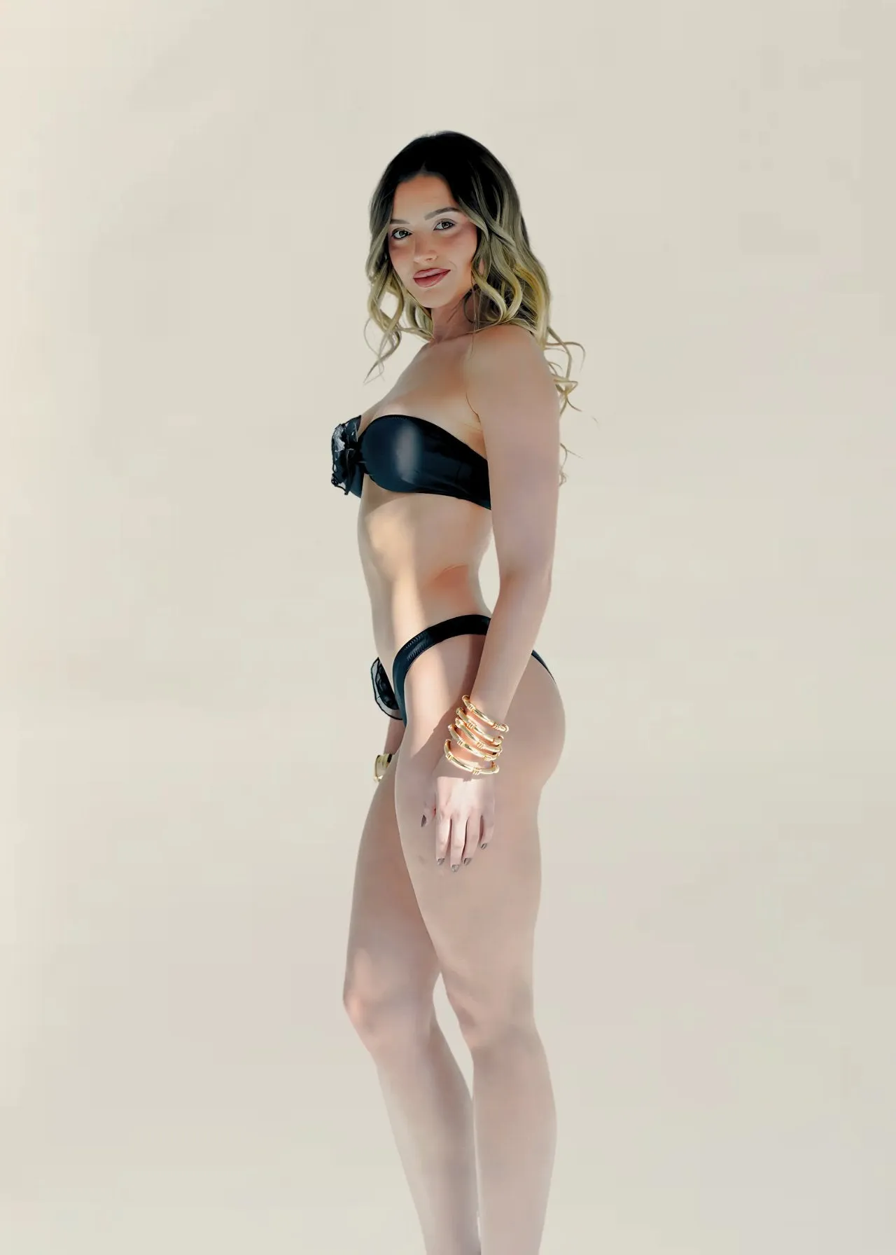 Bonnie Bikini Bottom in Black