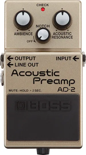 Boss AD-2 Acoustic Preamp Compact Pedal