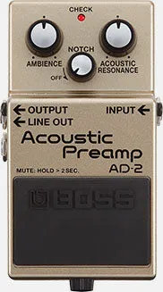 Boss AD-2 Acoustic Preamp Compact Pedal