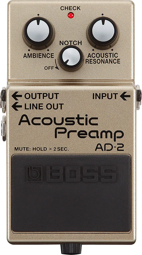 Boss AD-2 Acoustic Preamp Compact Pedal