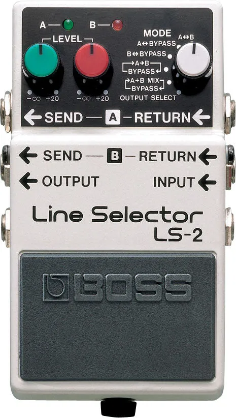 Boss LS-2 Line Selector Compact Pedal