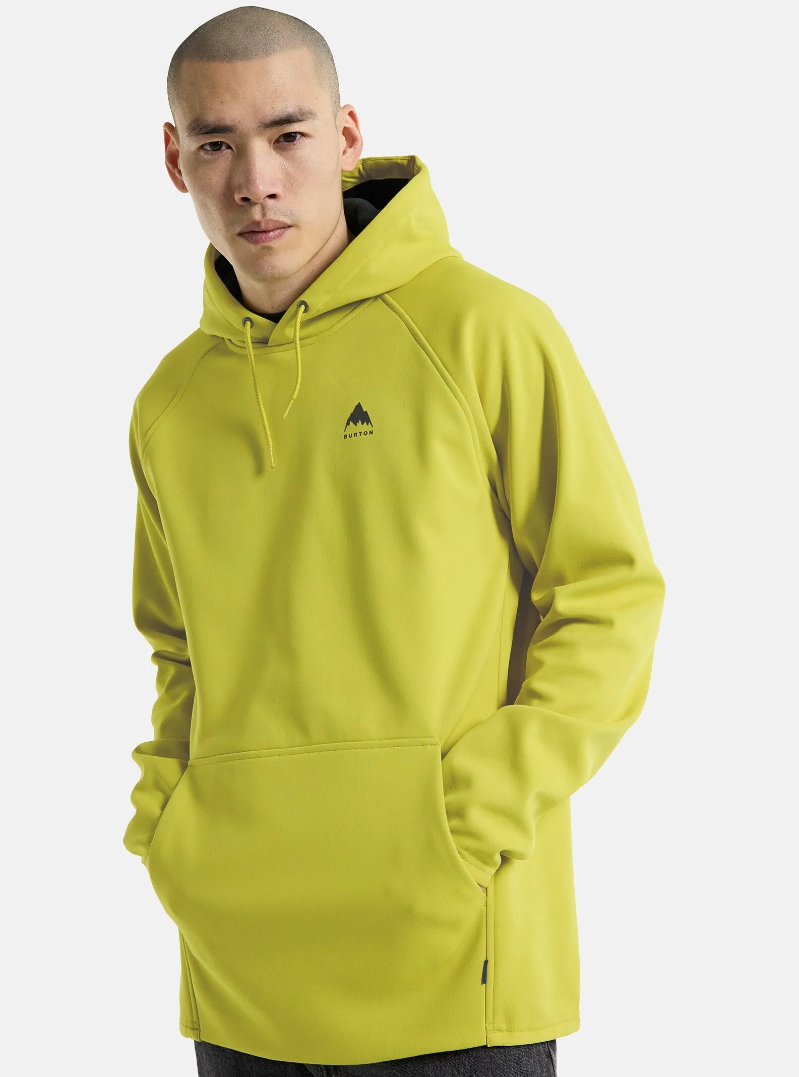 Burton Crown Weatherproof Pull Over Hoodie Mens Sulfur