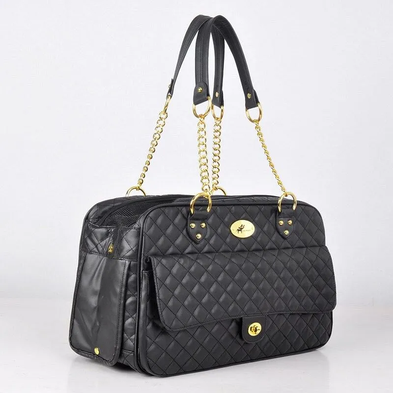 Carrier Portable. Leather Mesh Breathable Cat Dog Bag Handbag