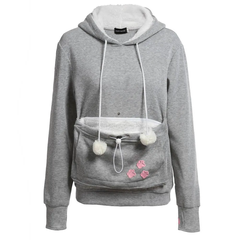 Cat & Dog Hoodie with Pouch - "The Paw"