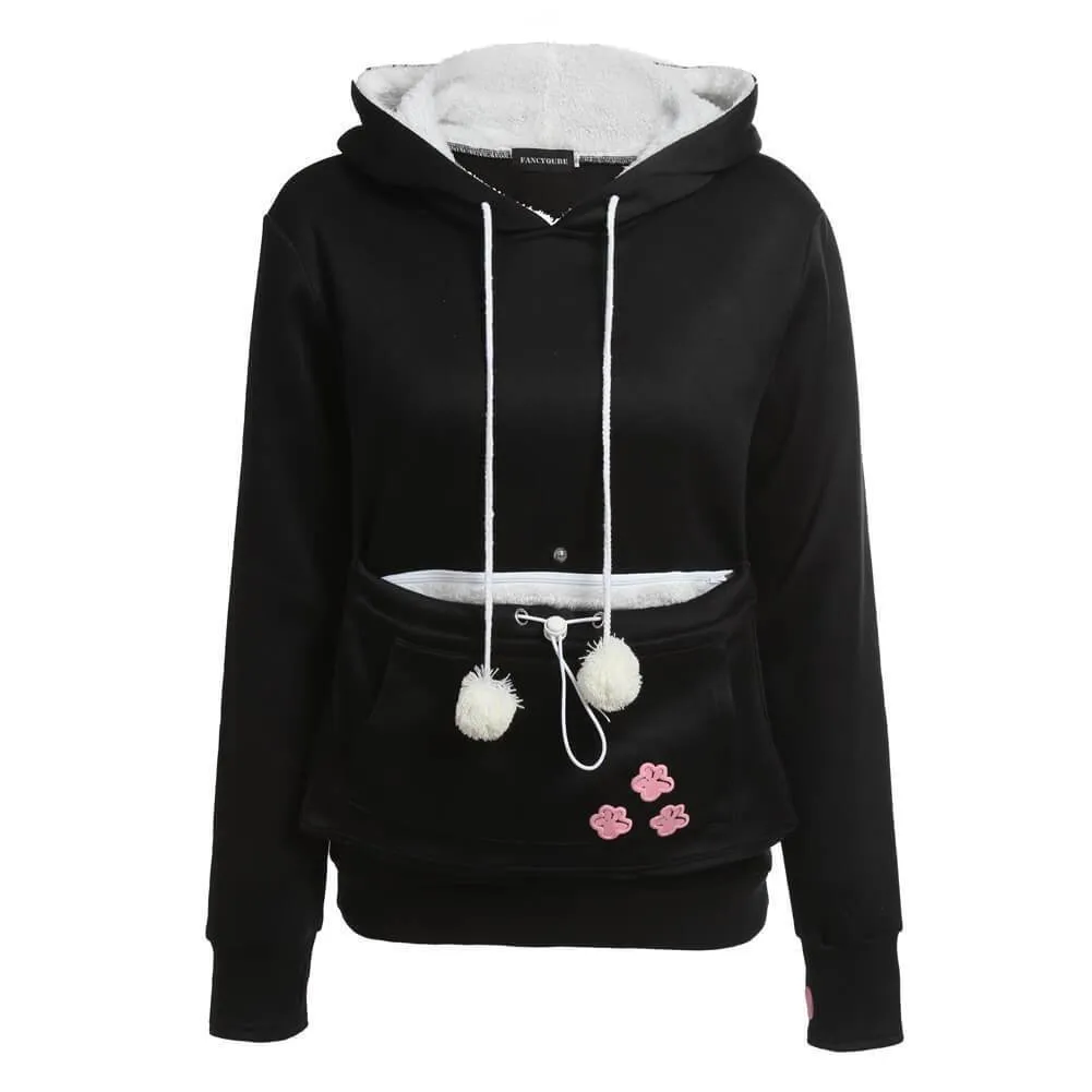 Cat & Dog Hoodie with Pouch - "The Paw"