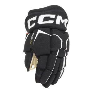 CCM Tacks AS-V Pro Youth Gloves - Black/White