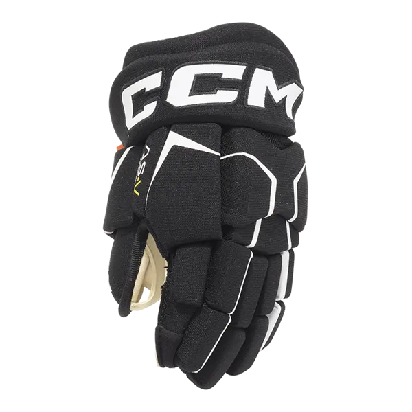 CCM Tacks AS-V Pro Youth Gloves - Black/White