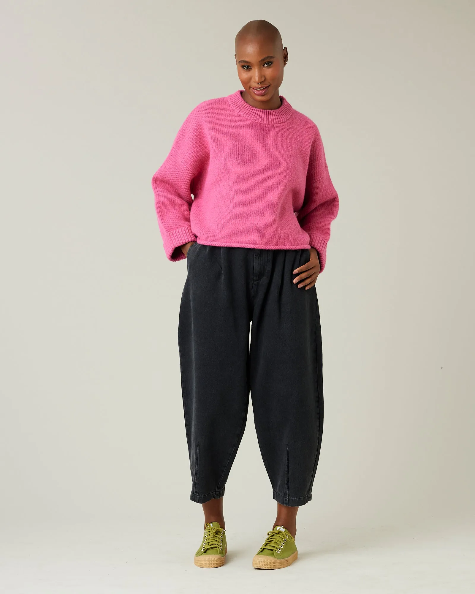 Coco Pink Knitted Wool Jumper