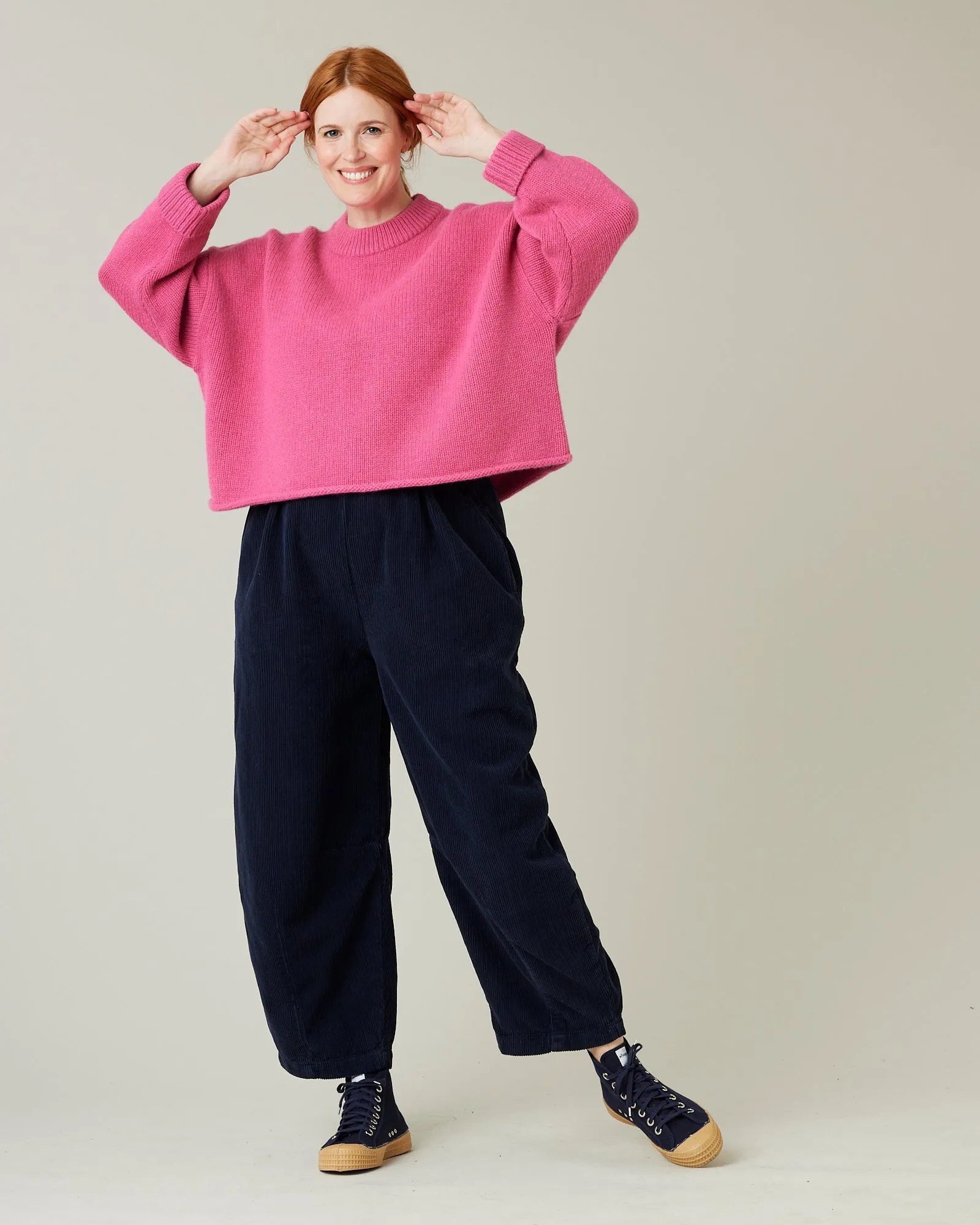 Coco Pink Knitted Wool Jumper
