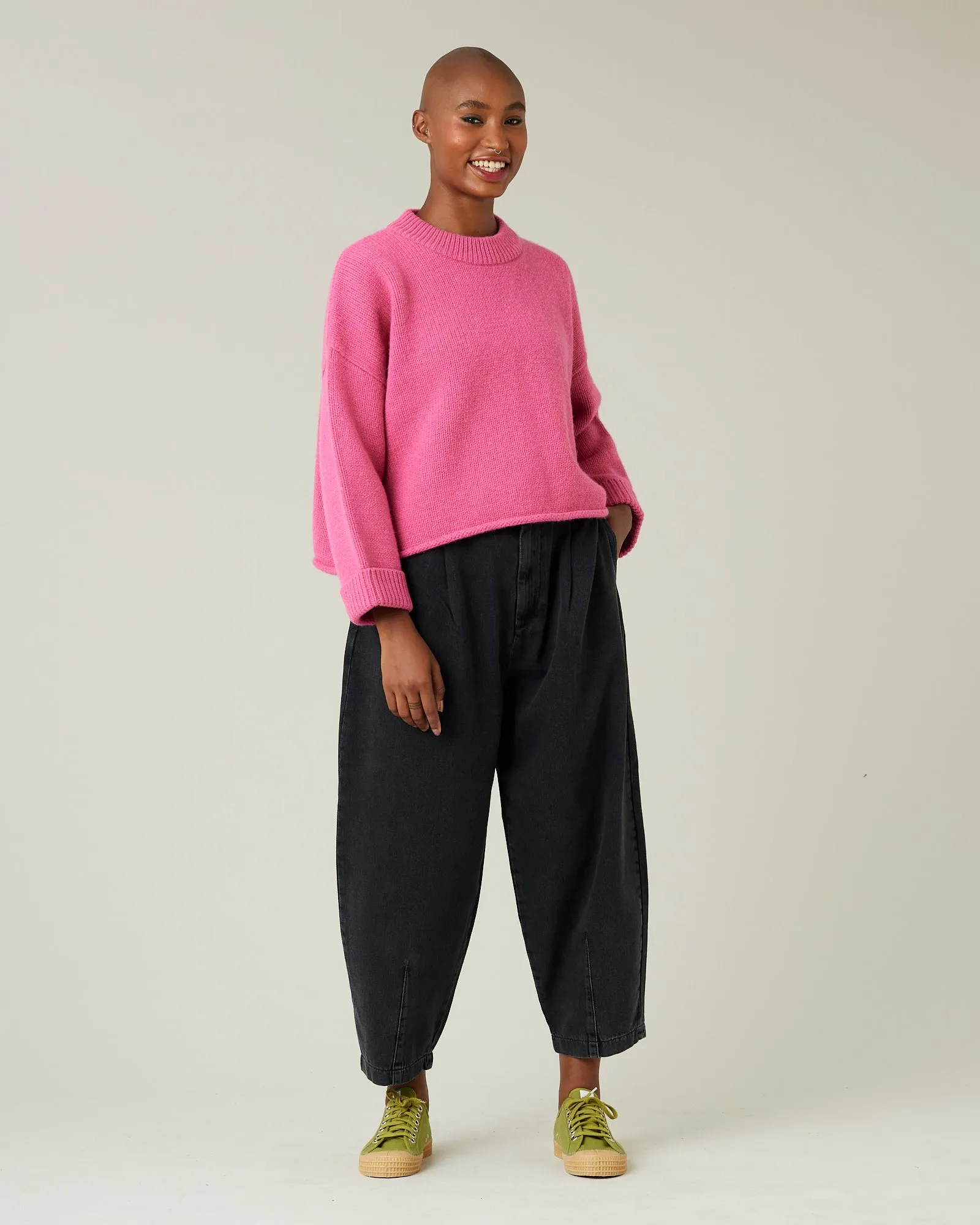 Coco Pink Knitted Wool Jumper