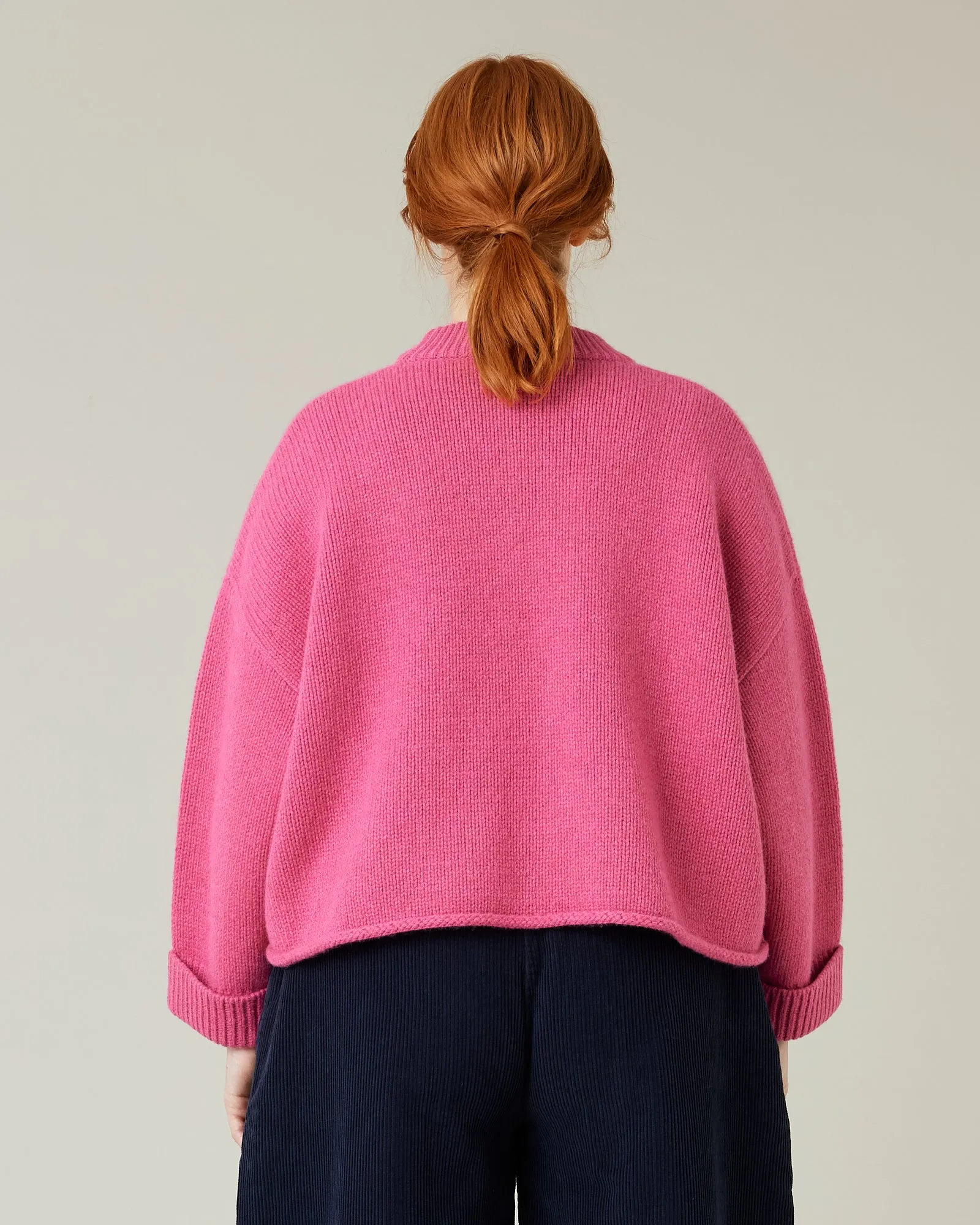 Coco Pink Knitted Wool Jumper
