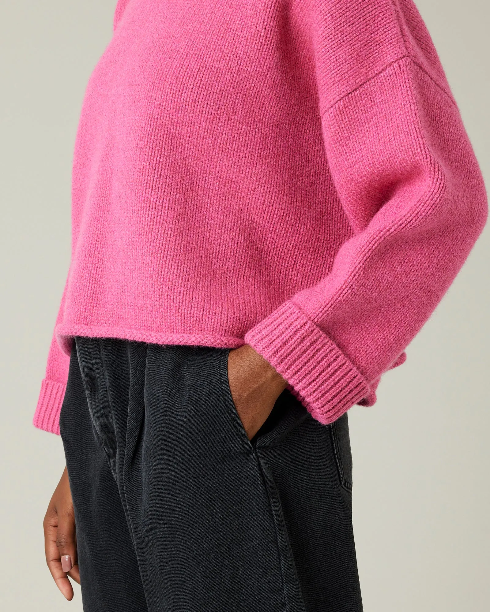 Coco Pink Knitted Wool Jumper
