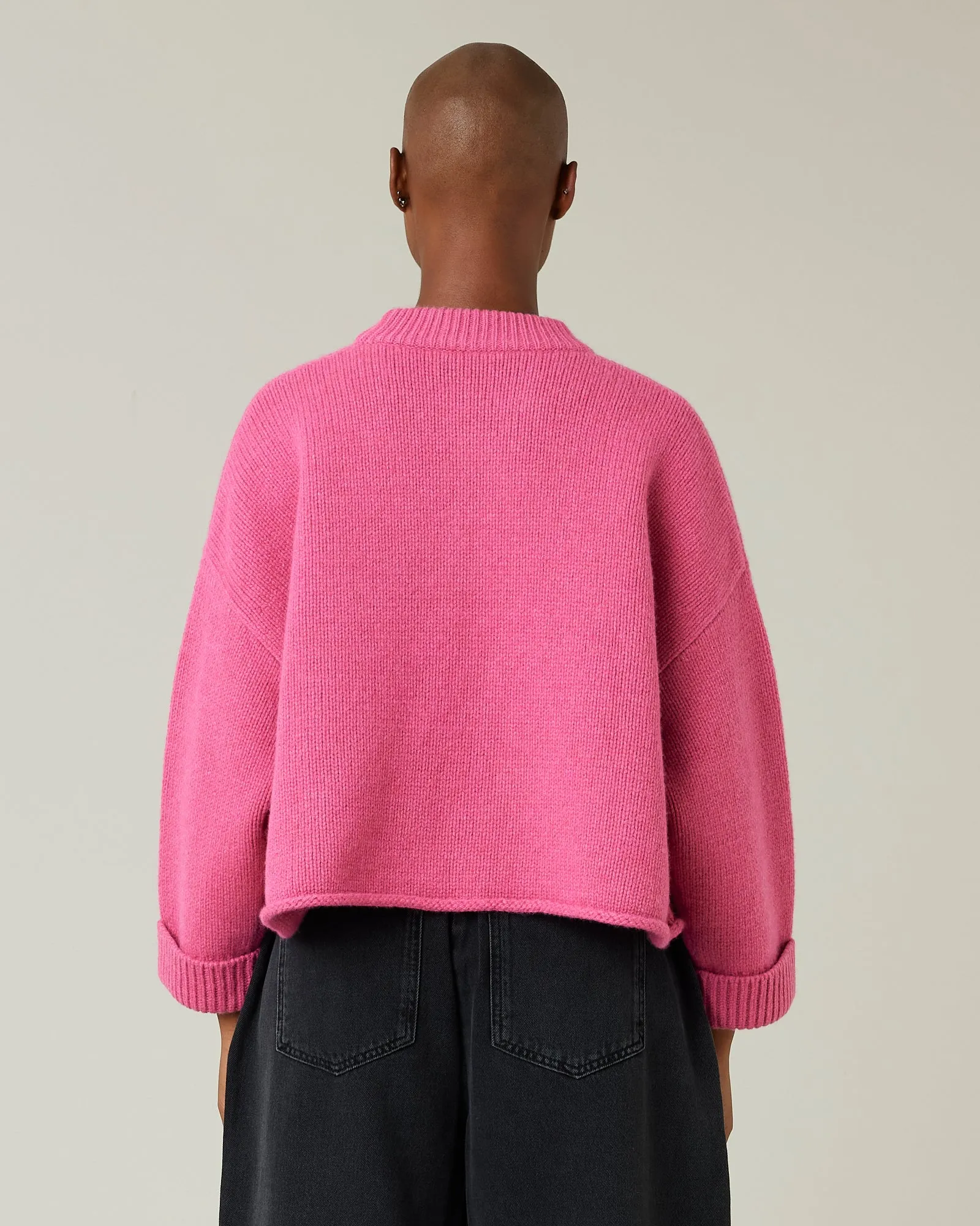 Coco Pink Knitted Wool Jumper