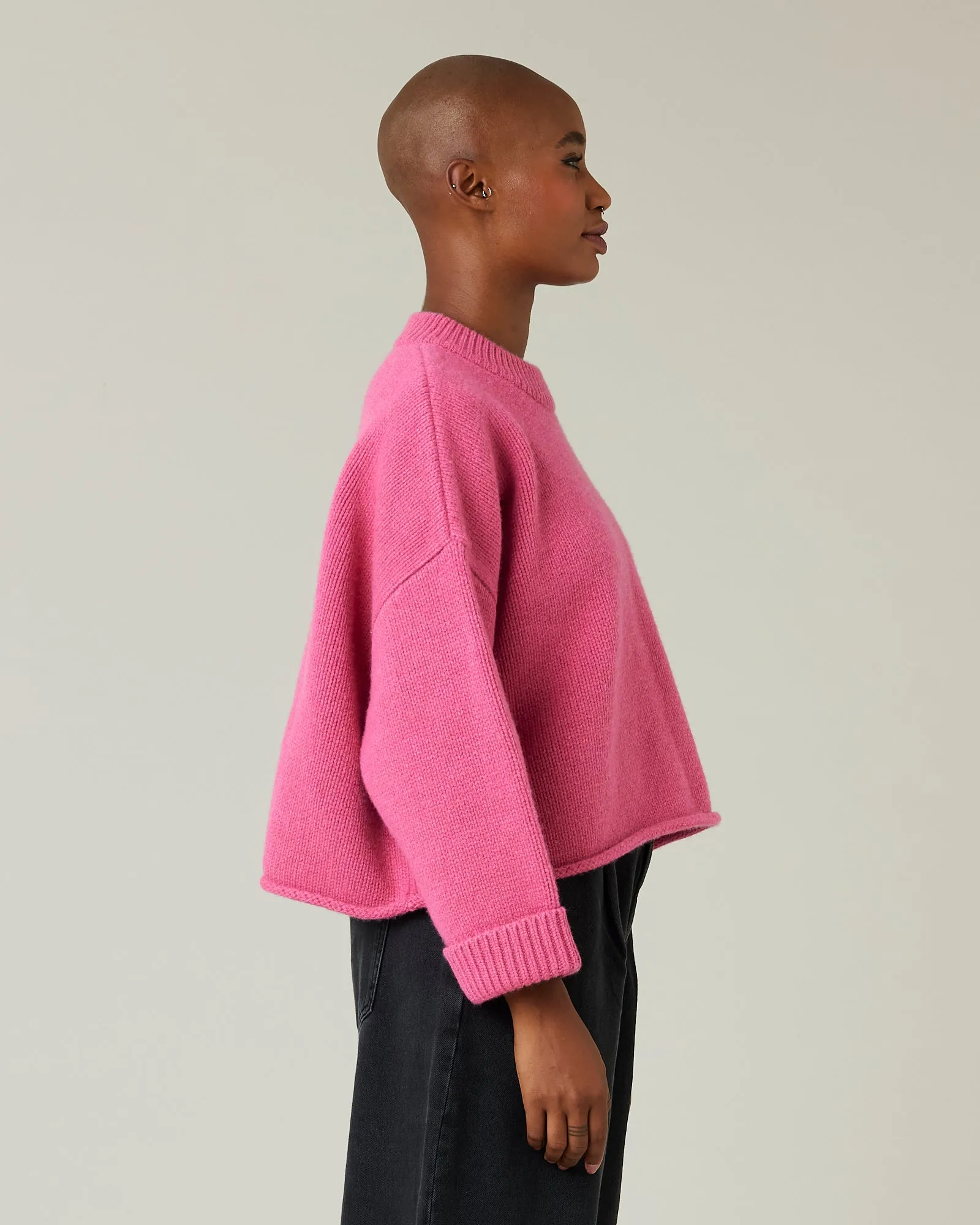 Coco Pink Knitted Wool Jumper