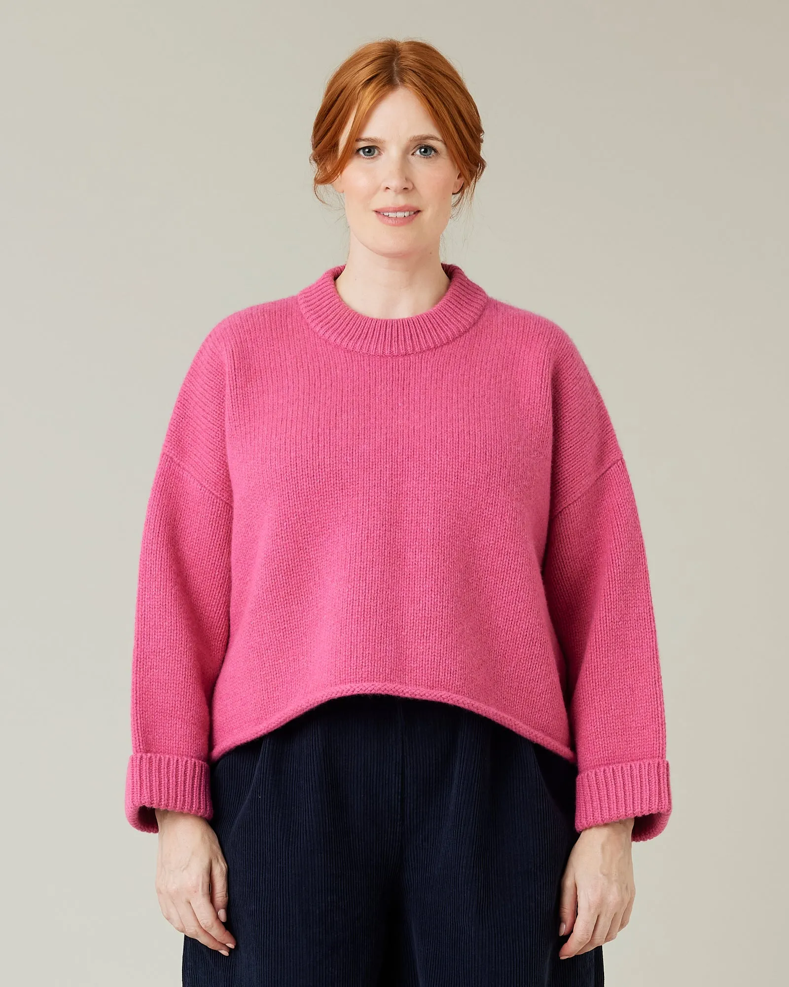 Coco Pink Knitted Wool Jumper
