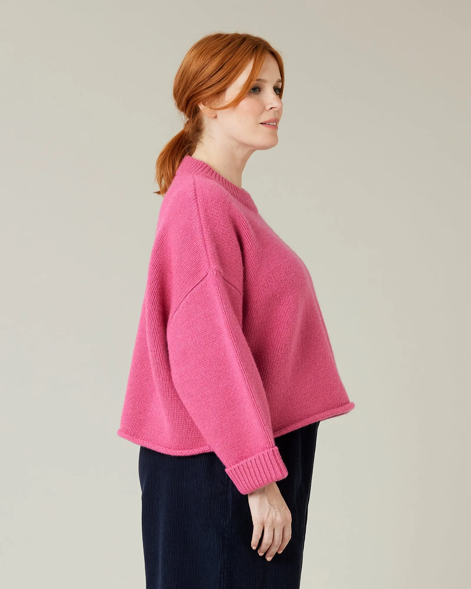 Coco Pink Knitted Wool Jumper