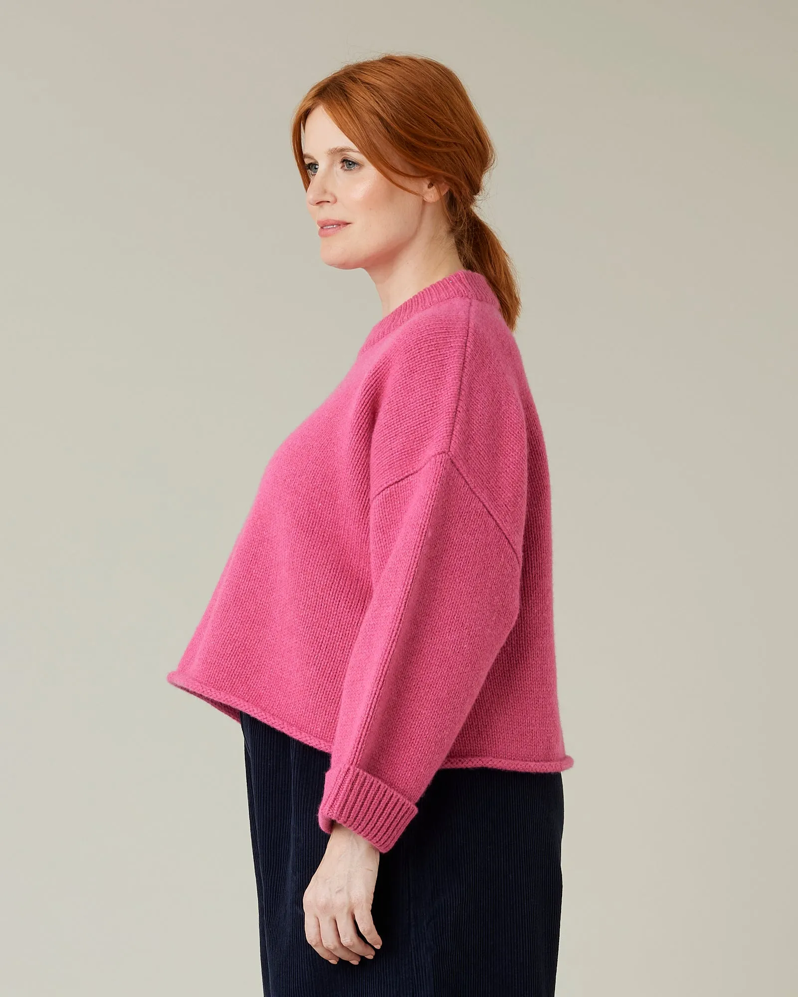 Coco Pink Knitted Wool Jumper