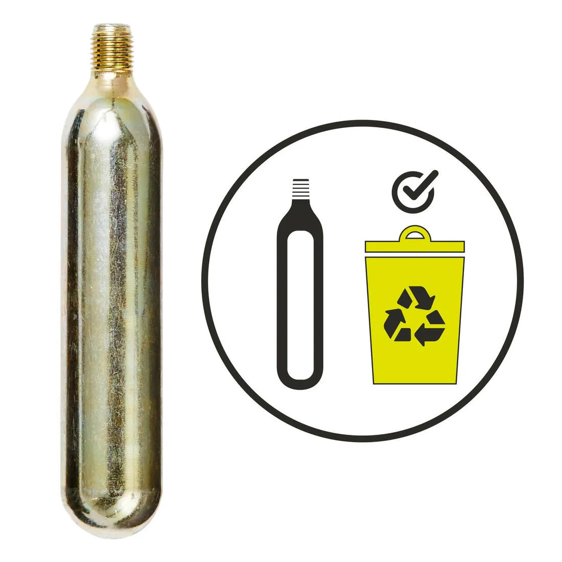 Compact MTB CO2 Inflator   20 g Cartridge
