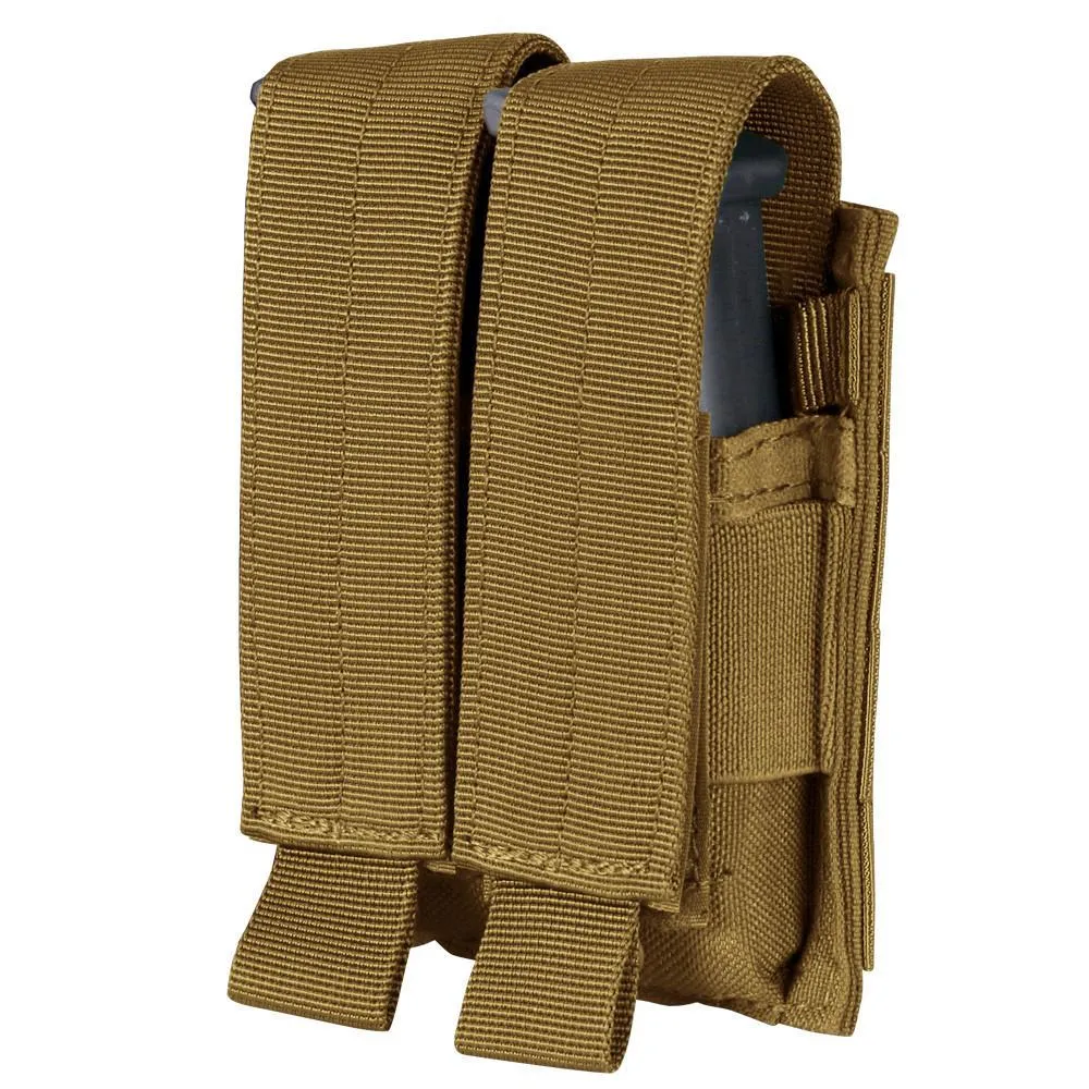 Condor Double Pistol Mag Pouch Coyote Brown