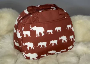Crimson and White Insulated Lunch Tote