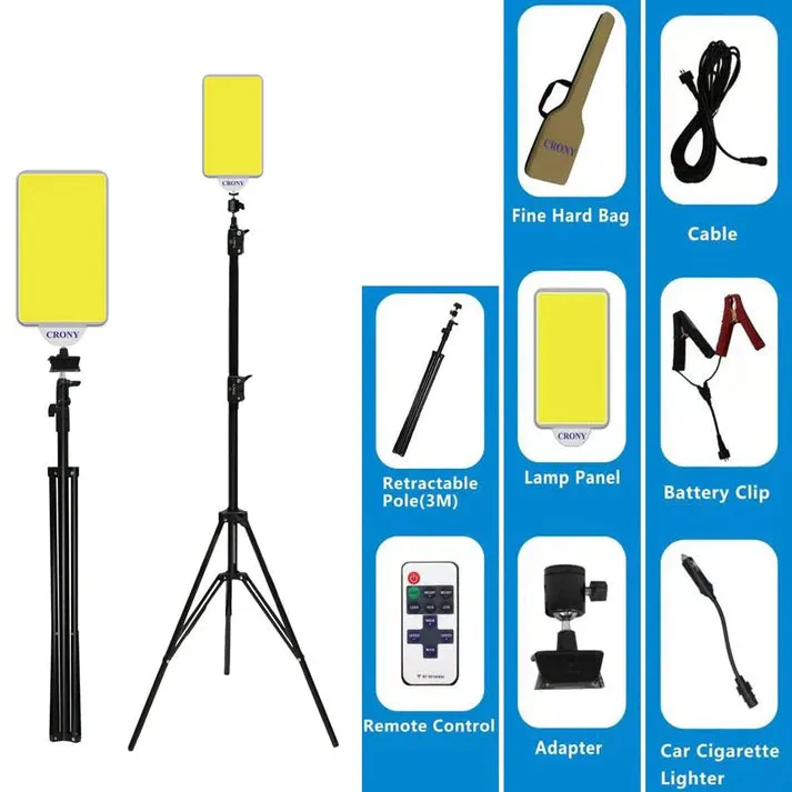 Crony VIP-02 W Outdoor lighting 60W Multi-Fuction Camping Picnic barbecue Lamp full set light