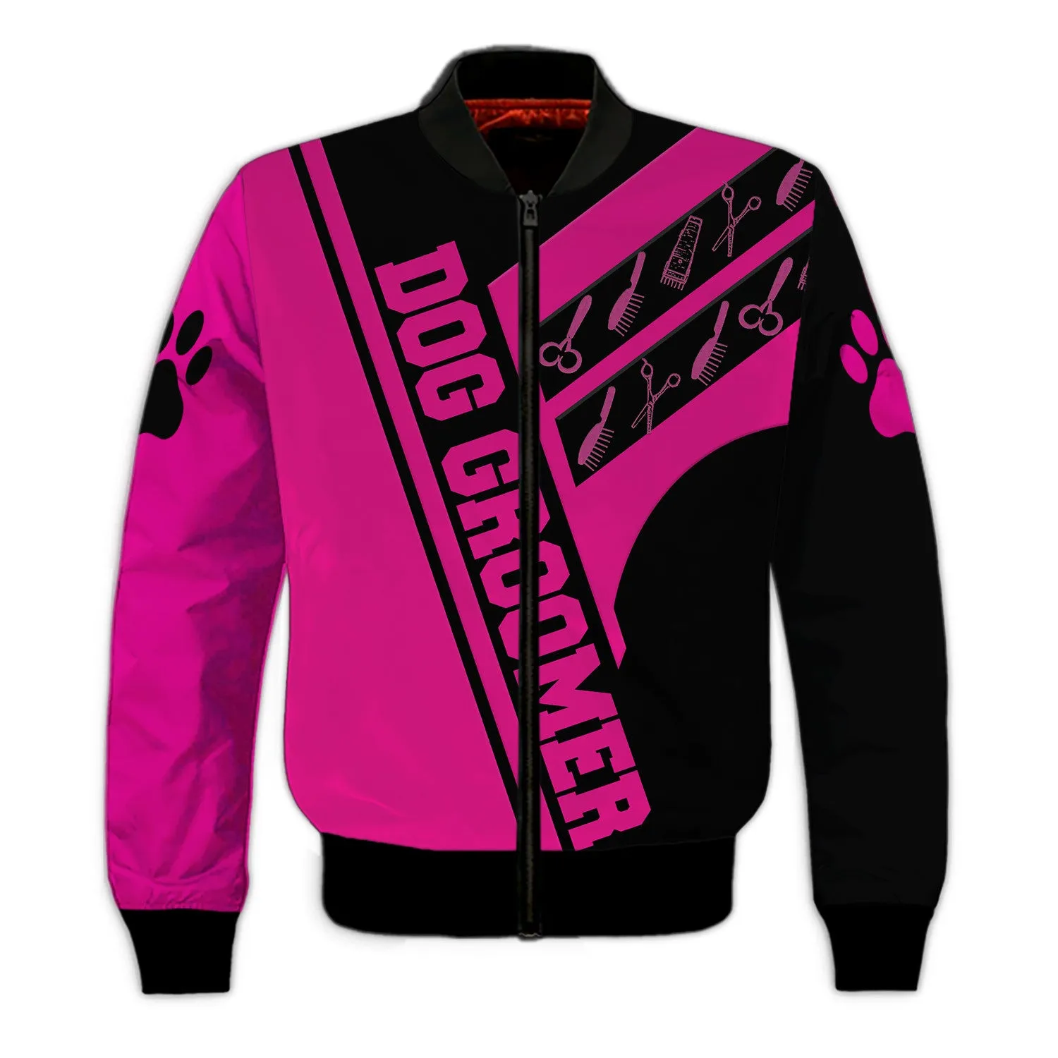Dog Groomer Shirt, Pet Groomer Gift Pink Hoodie