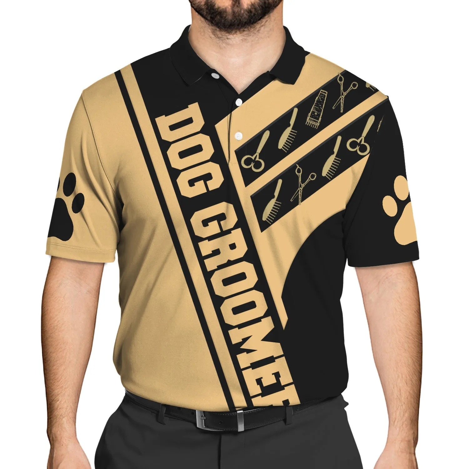 Dog Groomer Shirt, Pet Groomer Gift Yellow Hoodie
