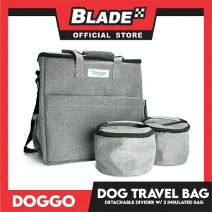 Doggo Bag With Strap Included With 7 compartments And 2 Insulated Bags Detachable Divider