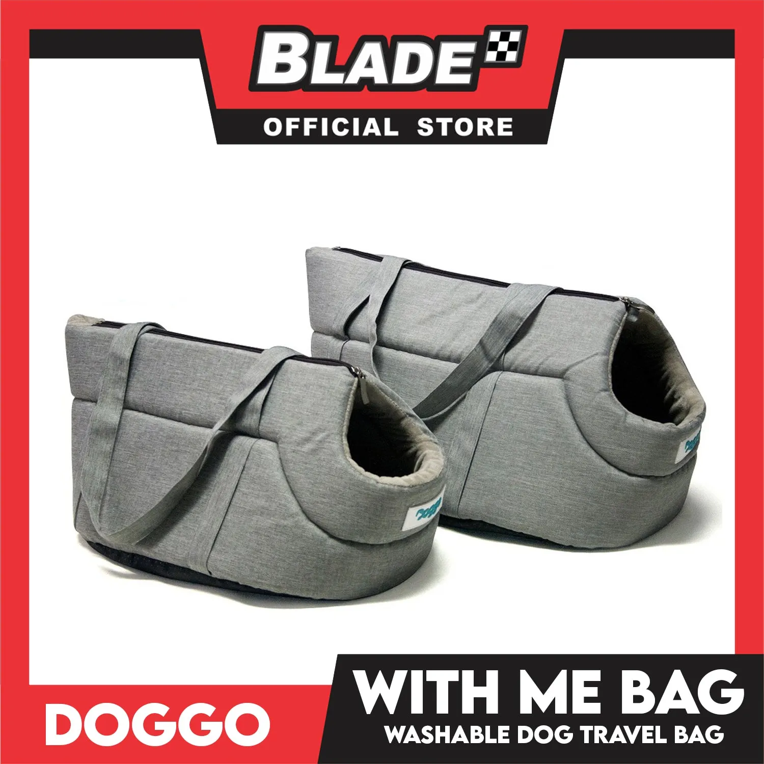 Doggo with me Bag Breathable Head-Out Dog Travel Carrier Bag (Large)