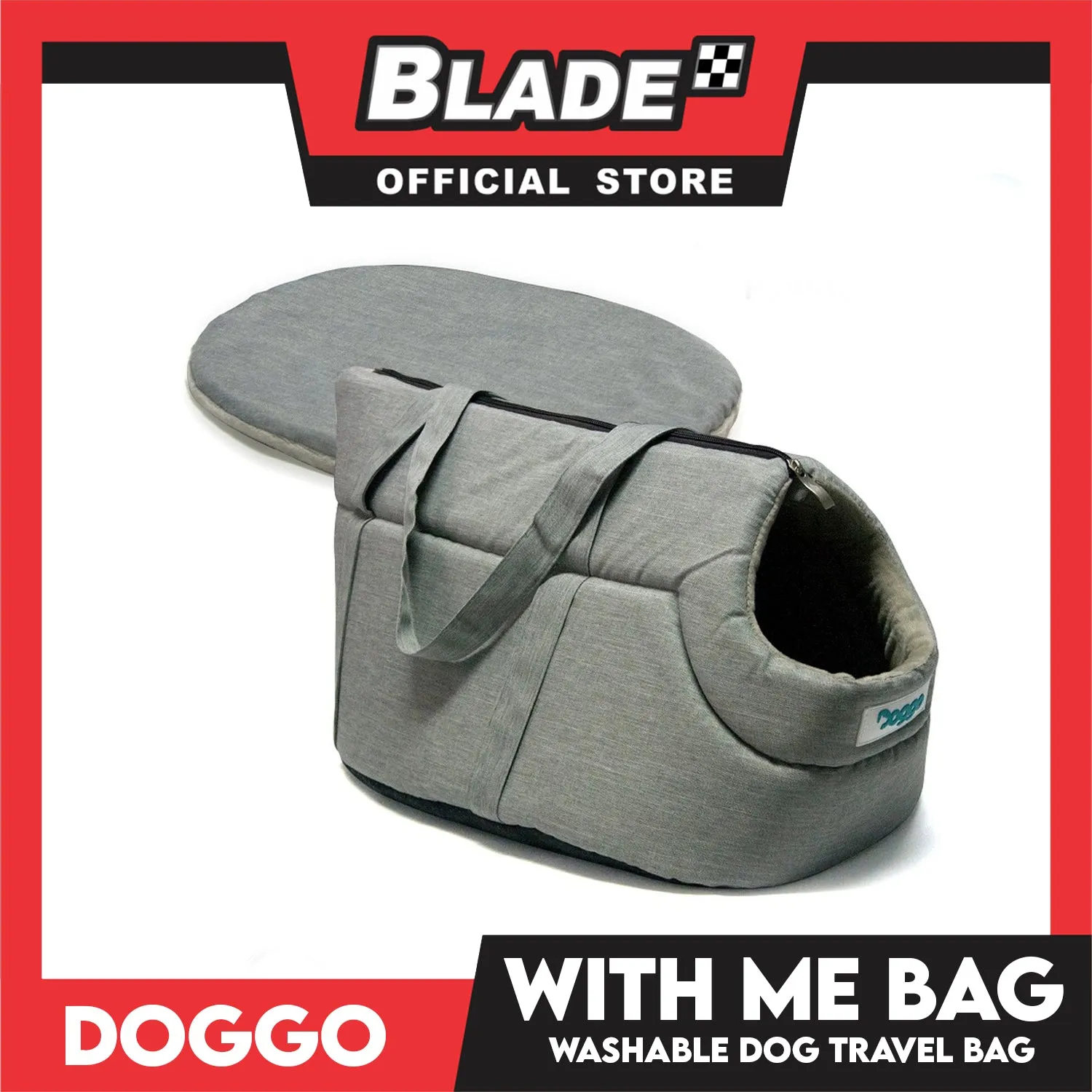 Doggo with me Bag Breathable Head-Out Dog Travel Carrier Bag (Large)