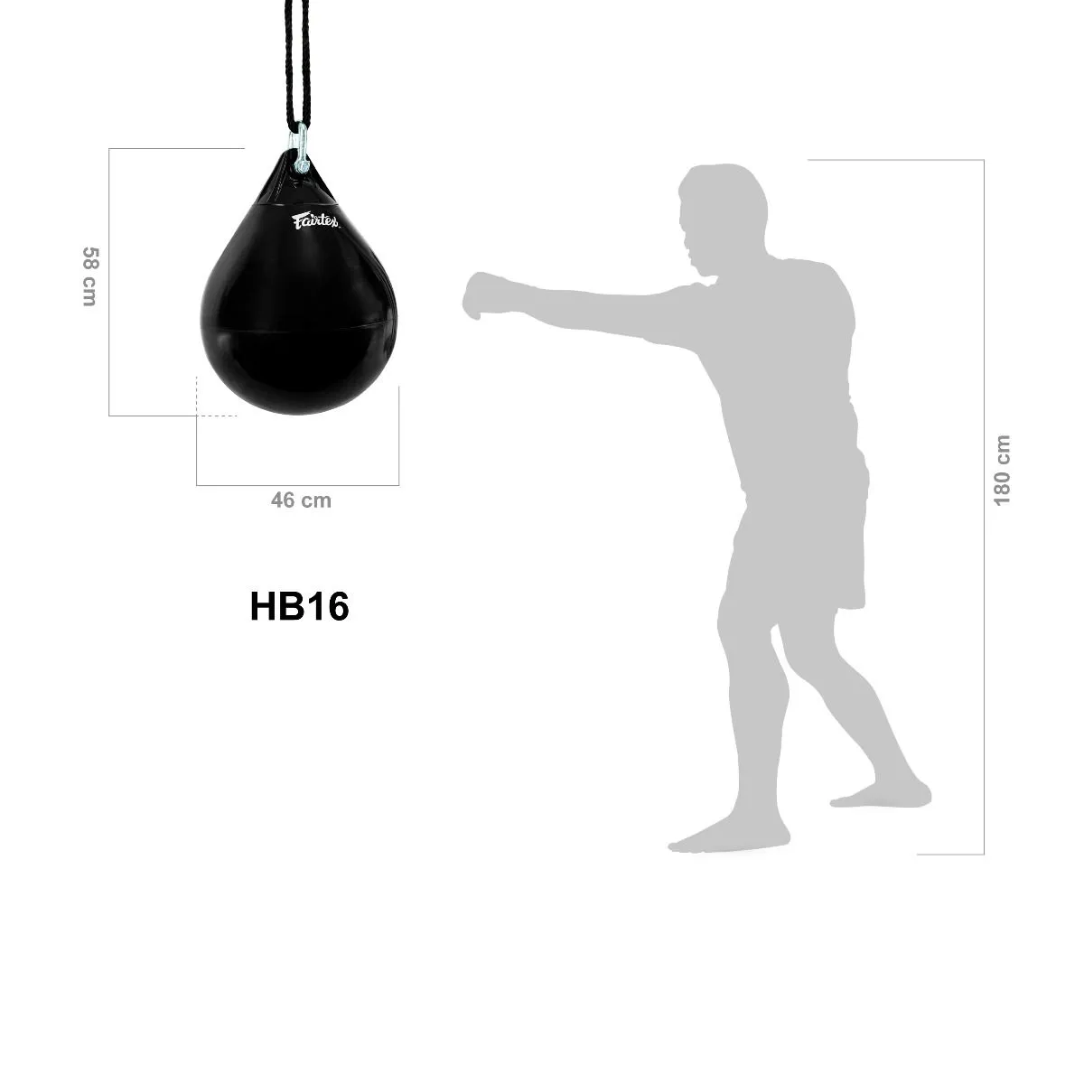 FAIRTEX AQUA HEAVY BAG - HB16