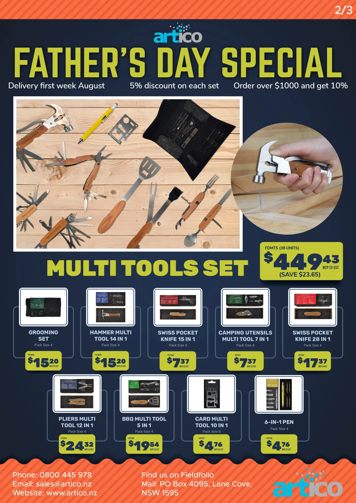 Father's Day Multi Tool Set