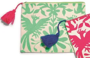 Flora and Fauna Embroidered Multi-Purpose Bag