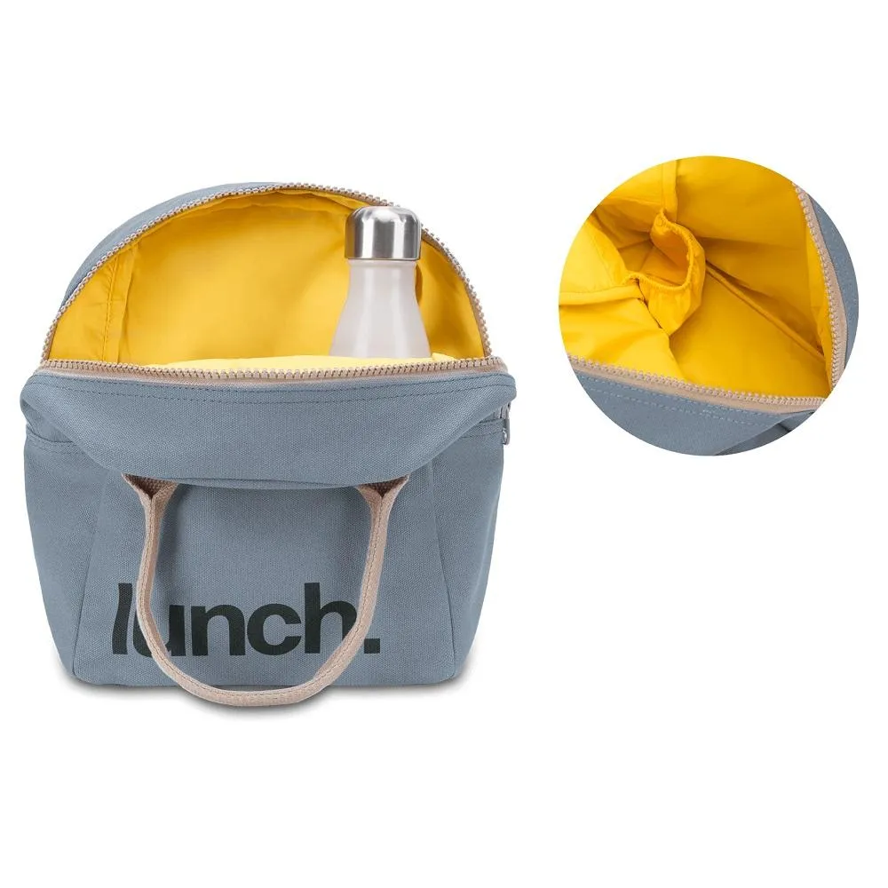 Fluf Zipper Lunch Bag (Lunch Blue)