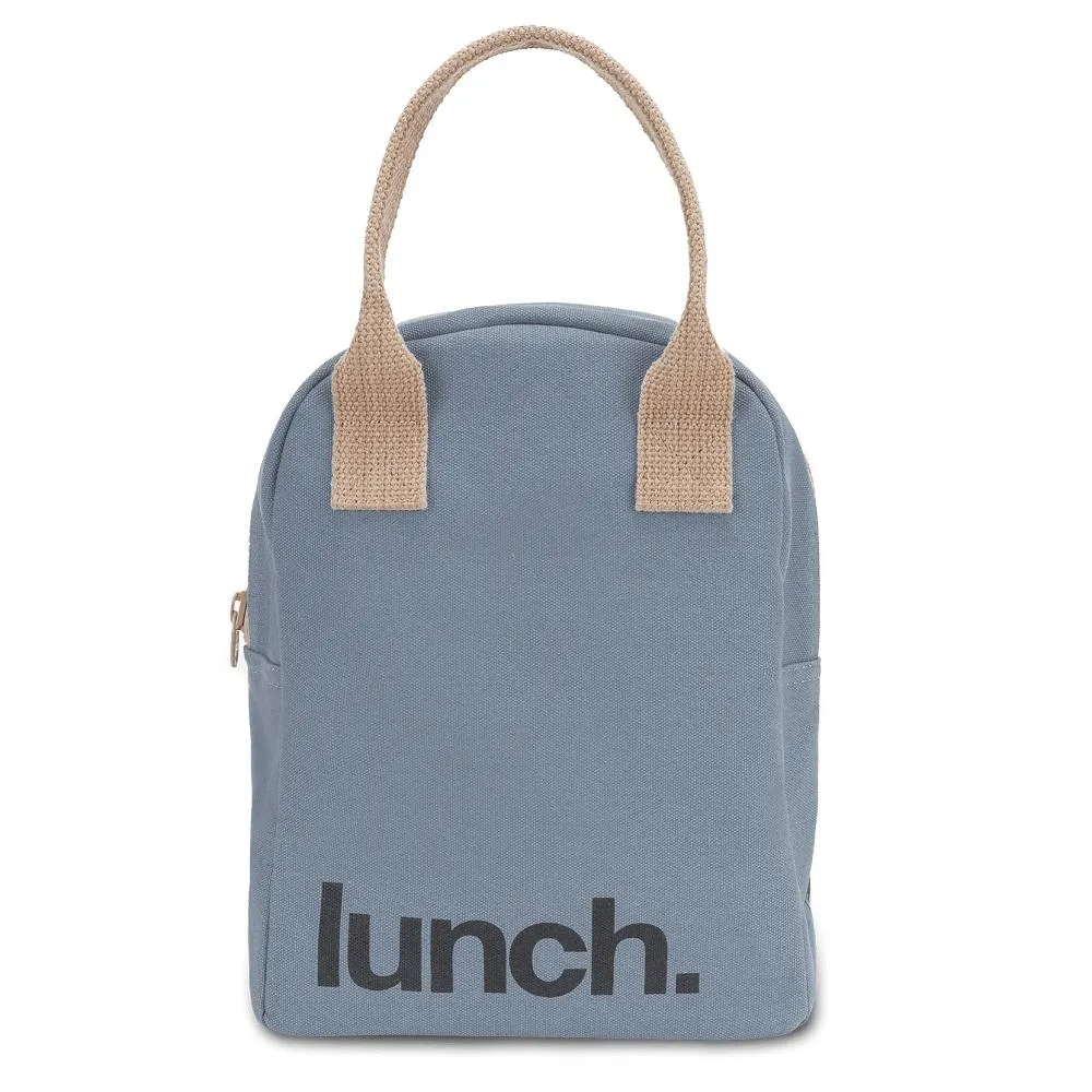 Fluf Zipper Lunch Bag (Lunch Blue)